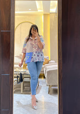 Rada Pleated Top ( Beige Tone )